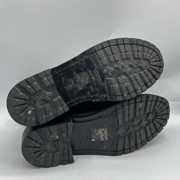 Rag & Bone Boots Womens 8 EU 38 Black Leather Ankle Vibram Cannon Zip Combat - Picture 8 of 14